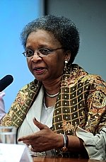 luiza ministra da Secretaria de Políticas de Promoção da Igualdade Racial da Presidência da República, Luiza Bairros