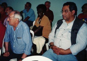 Escritor e publicitário JOSÉ ANGELI SOBRINHO e o Jornalista e Compositor CLÁUDIO RIBEIRO