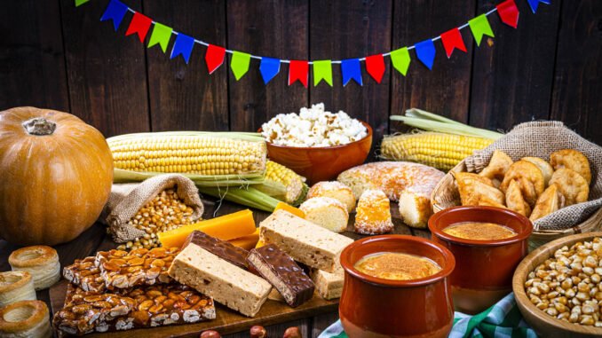 Festa Junina: food for the Brazilian June party tradition.